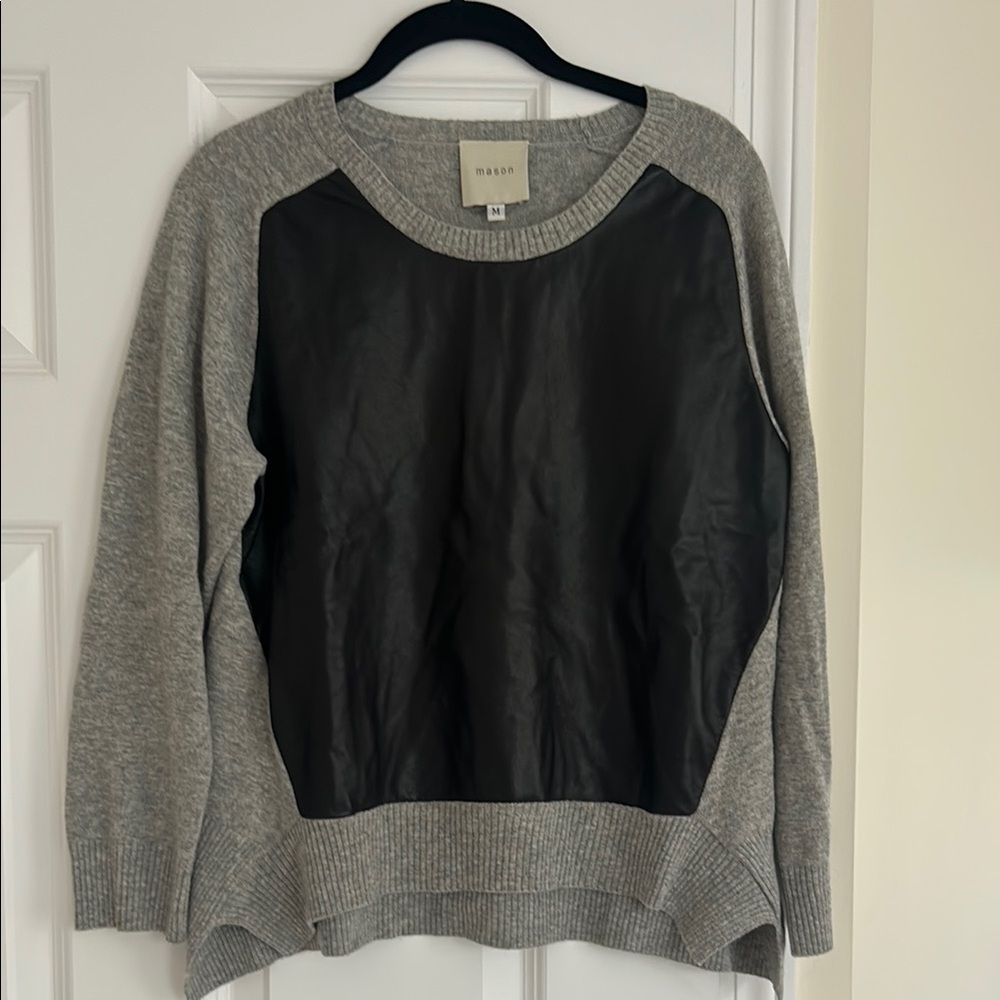 Mason Leather Sweater